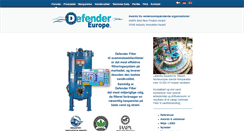 Desktop Screenshot of defendereurope.com